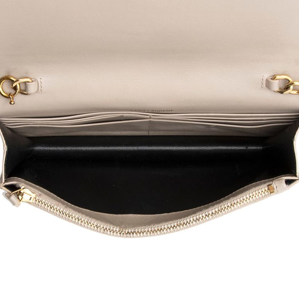 Saint Laurent Leather Classic Kate Tassel Chain Wallet - Picture 7 of 15